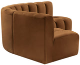 Arc Saddle Velvet Modular Sofa 103Saddle-S4B Meridian Furniture