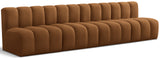 Arc Saddle Velvet Modular Sofa 103Saddle-S4E Meridian Furniture