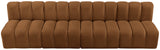 Arc Saddle Velvet Modular Sofa 103Saddle-S4E Meridian Furniture