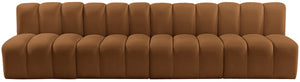Arc Saddle Velvet Modular Sofa 103Saddle-S4E Meridian Furniture