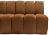 Arc Saddle Velvet Modular Sofa 103Saddle-S4E Meridian Furniture