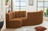 Arc Saddle Velvet Modular Sofa 103Saddle-S4F Meridian Furniture