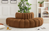 Arc Saddle Velvet Modular Sofa 103Saddle-S4G Meridian Furniture