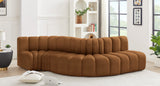 Arc Saddle Velvet Modular Sofa 103Saddle-S5B Meridian Furniture