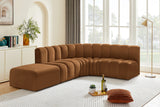 Arc Saddle Velvet Modular Sofa 103Saddle-S5C Meridian Furniture