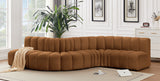 Arc Saddle Velvet Modular Sofa 103Saddle-S6A Meridian Furniture