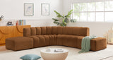 Arc Saddle Velvet Modular Sofa 103Saddle-S6C Meridian Furniture