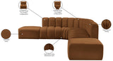 Arc Saddle Velvet Modular Sofa 103Saddle-S7A Meridian Furniture