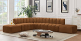 Arc Saddle Velvet Modular Sofa 103Saddle-S7A Meridian Furniture