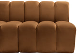 Arc Saddle Velvet Modular Sofa 103Saddle-S7C Meridian Furniture