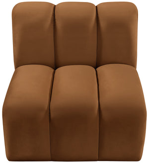 Arc Saddle Velvet Straight Chair 103Saddle-ST Meridian Furniture