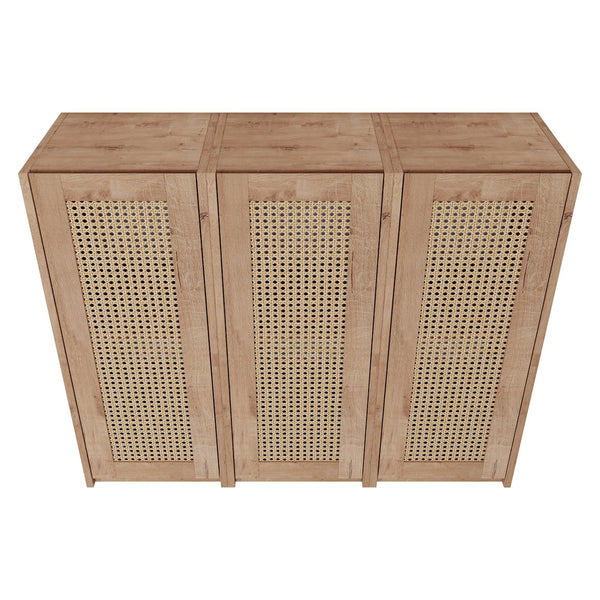 English Elm 36" Bathroom Side Cabinet - Modern Wall-Mounted Design With Soft-Close Doors For Organized Storage W999S00339