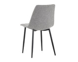 Drew Dining Chair - Black - Light Grey 104030 Sunpan