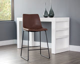 Cal Counter Stool - Antique Brown 104036 Sunpan