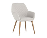 Jayna Dining Armchair - Champagne Gold - Antonio Linen 104040 Sunpan