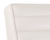 Lyric Lounge Chair - Vintage Vanilla Leather 104094 Sunpan