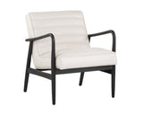 Lyric Lounge Chair - Vintage Vanilla Leather 104094 Sunpan