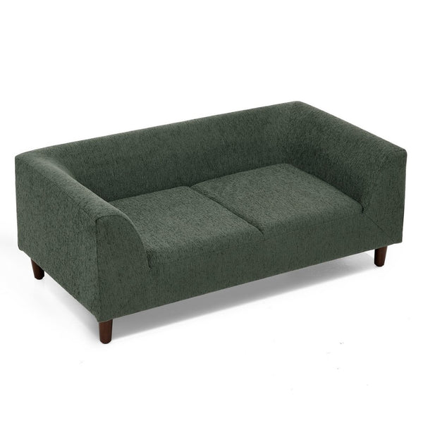English Elm Pet Sofa with Linen Upholstery Rubberwood Frame Modern Dog Couch for Living Room W487P416732
