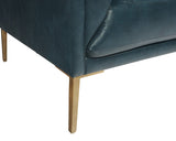 Westin Sofa - Vintage Peacock Leather 104113 Sunpan