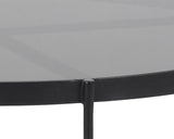 Willem Coffee Table - Large - Smoked Glass 104131 Sunpan