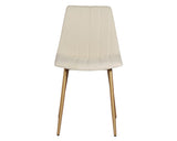 Drew Dining Chair - Champagne Gold - Antonio Linen 104217 Sunpan