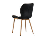 Lyla Dining Chair - Champagne Gold - Antique Black 104220 Sunpan