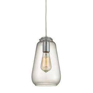 Orbital 6'' Wide 1-Light Pendant - Polished Chrome with Clear Glass 10423/1 Elk Lighting