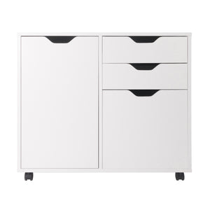 Winsome Wood Halifax 5-drawer Mobile Filing Cabinet - Versatile Storage Solution For Home & Office Organization White Composite Wood 10431-winsome-wood
