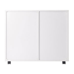 Winsome Wood Halifax 5-drawer Mobile Filing Cabinet - Versatile Storage Solution For Home & Office Organization White Composite Wood 10431-winsome-wood