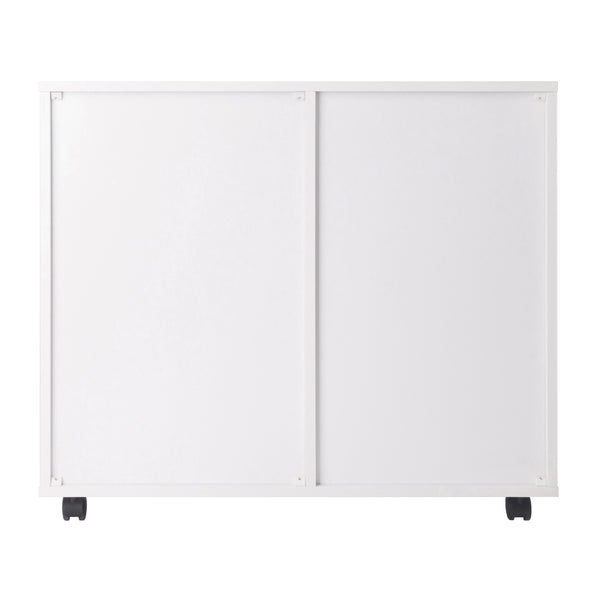 Winsome Wood Halifax 5-drawer Mobile Filing Cabinet - Versatile Storage Solution For Home & Office Organization White Composite Wood 10431-winsome-wood