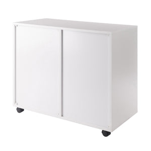 Winsome Wood Halifax 5-drawer Mobile Filing Cabinet - Versatile Storage Solution For Home & Office Organization White Composite Wood 10431-winsome-wood