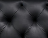 Westin Sofa - Vintage Black Night Leather 104345 Sunpan