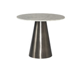 Damon Bistro Table - Gunmetal - 35.5" 104425 Sunpan