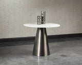 Damon Bistro Table - Gunmetal - 35.5" 104425 Sunpan