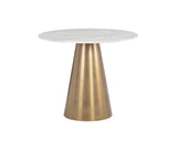 Damon Bistro Table - Gold - 35.5" 104426 Sunpan