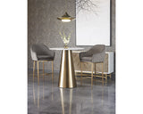 Damon Bar Table - Gold 104428 Sunpan