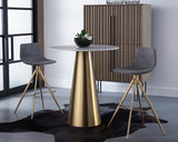 Damon Bar Table - Gold 104428 Sunpan