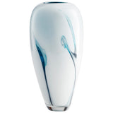 Deep Sky Vase  Blue and White 10446 Cyan Design