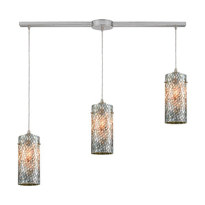 Capri 38'' Wide 3-Light Slim Linear Pendant - Satin Nickel 10447/3L Elk Lighting