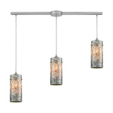 Capri 38'' Wide 3-Light Slim Linear Pendant - Satin Nickel 10447/3L Elk Lighting