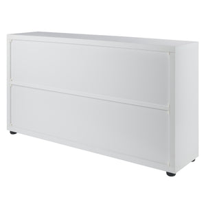 Winsome Wood Julian 2x4 Storage Cabinet - Stylish White Organizer With 8 Compartments For Home & Kids' Rooms White Composite Wood 10450-winsome-wood