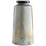 Cypress Vase Damascus Grey 10451 Cyan Design