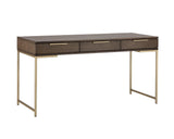 Rebel Desk - Gold - Raw Umber 104610 Sunpan