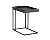 Arden C-Shaped Side Table - Black - Charcoal Grey 104615 Sunpan