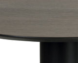 Monaco Coffee Table - Black - Grey Marble / Raw Umber 104628 Sunpan