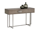 Jade Console Table - Antique Silver - Ash Grey 104642 Sunpan