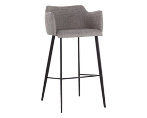 Griffin Barstool - November Grey / Bravo Cognac 104739 Sunpan