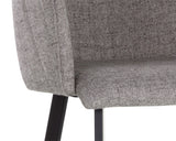 Griffin Barstool - November Grey / Bravo Cognac 104739 Sunpan