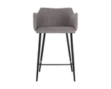 Griffin Counter Stool - November Grey / Bravo Cognac 104740 Sunpan