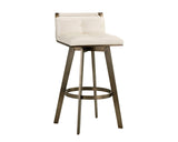 Arizona Swivel Barstool - Castillo Cream 104788 Sunpan